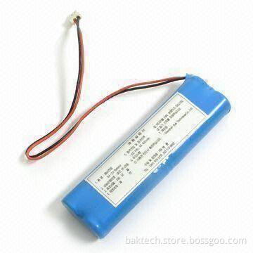 Ni-Cd Battery Pack with Voltage of 4.8V and Capacity of 600mAh